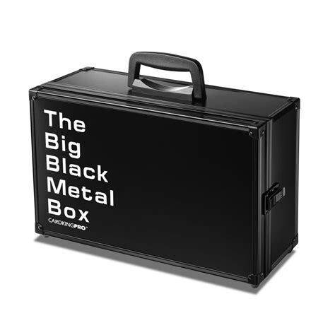 the big black metal box|The Big Black Metal Box Suitable for Cards Against .